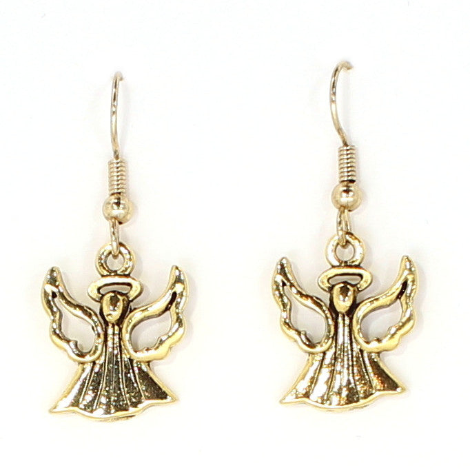 Angel Earrings - Gold