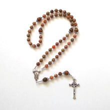 Load image into Gallery viewer, Autumn Jasper Gemstone Strung Rosary