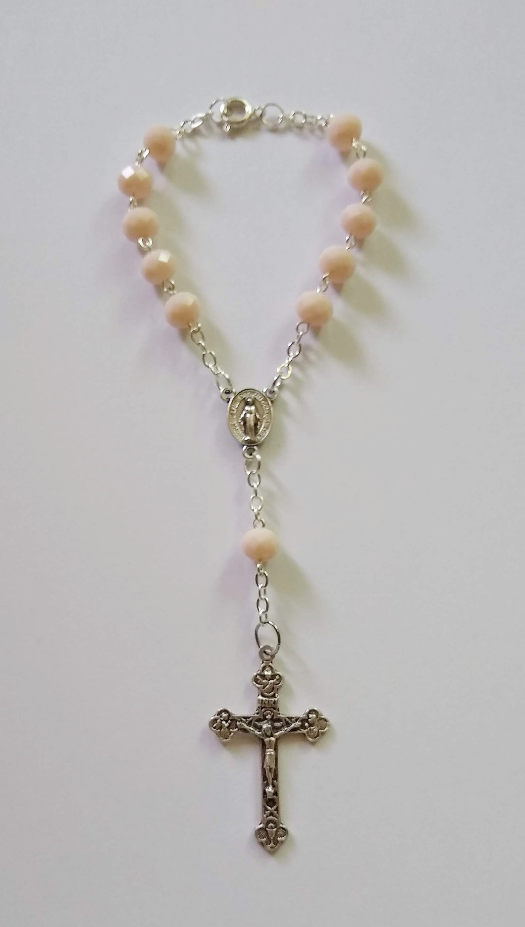 Champagne Our Lady of Grace Auto Rosary