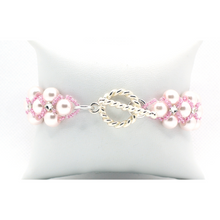 Load image into Gallery viewer, Pink Swarovski Beaded Bracelet