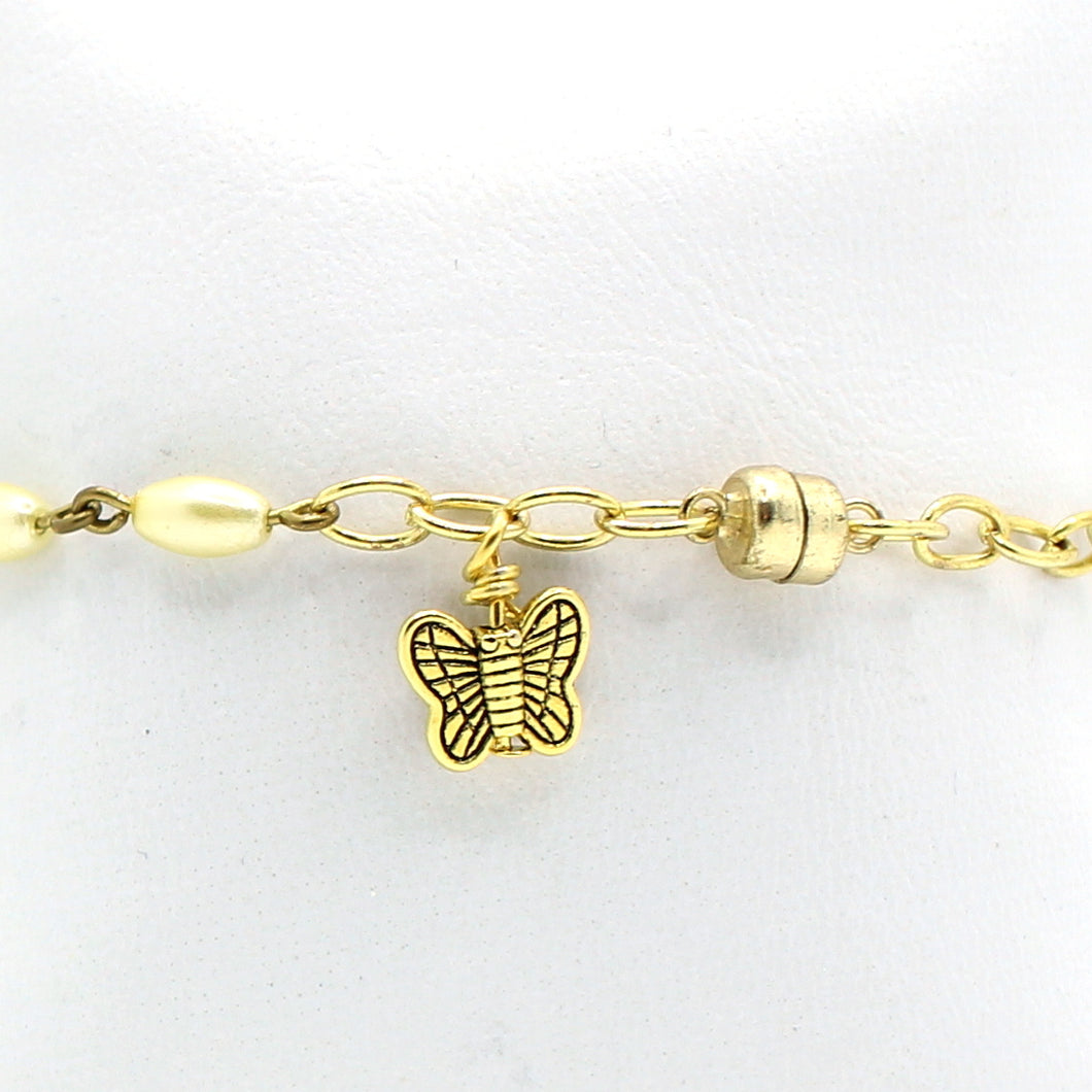 Yellow Butterfly Bracelet
