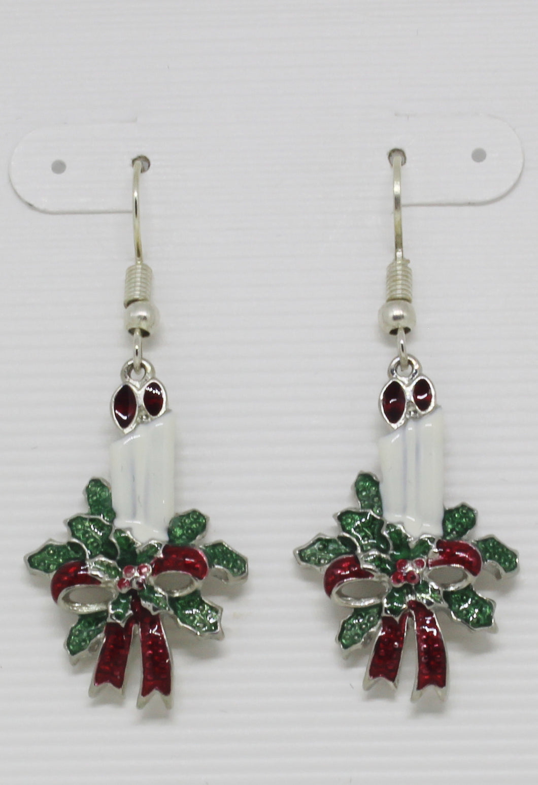 Christmas Candle Earrings