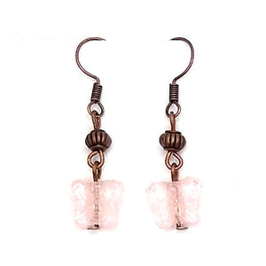 Pink Butterfly Earrings