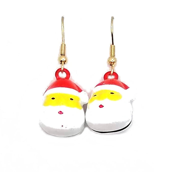 Jingle Santa Earrings