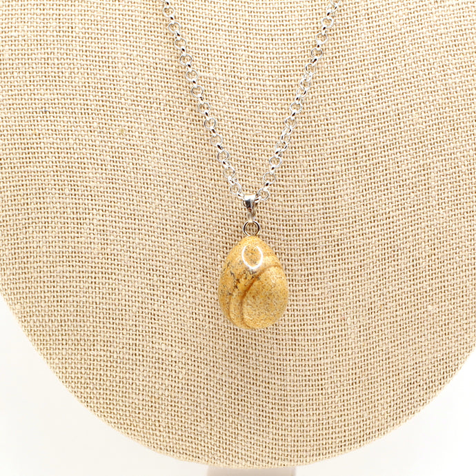 Jasper Pendant Necklace