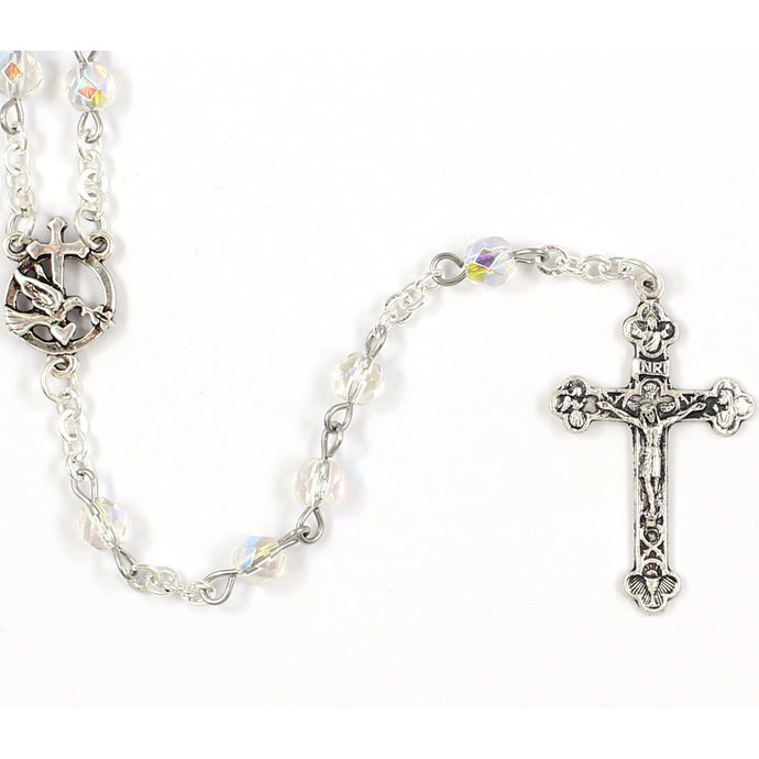 AB Crystal Holy Spirit Handmade Traditional Catholic Rosary