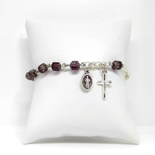 Load image into Gallery viewer, Saint Benedict Rosary Bracelet