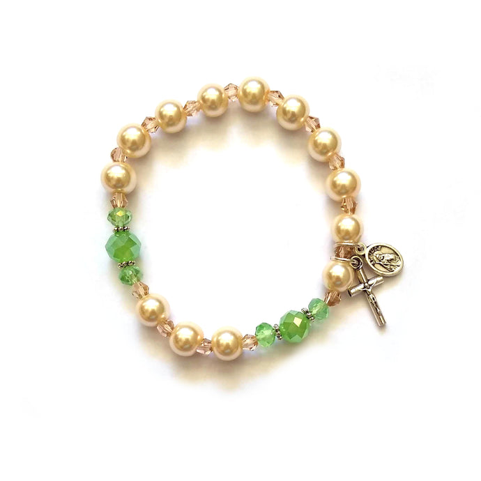 St. Jude Stretch Rosary Bracelet