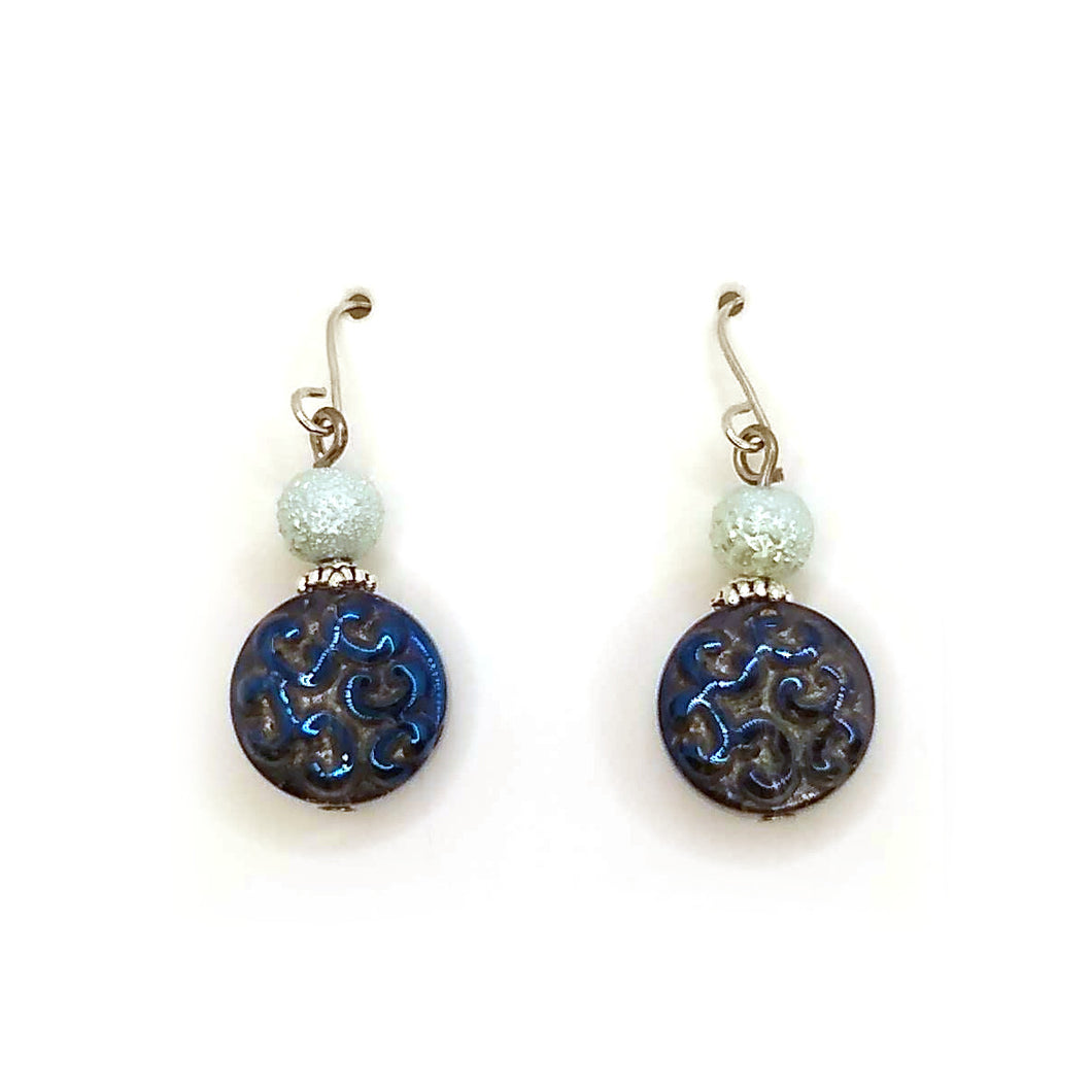 Blue Drop Earrings