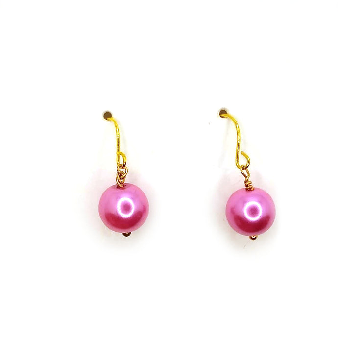 Pink Drop Earrings