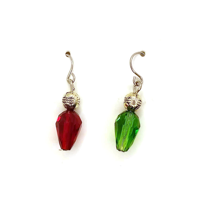 Christmas Light Bulb Earrings