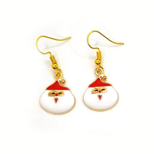 Santa Earrings